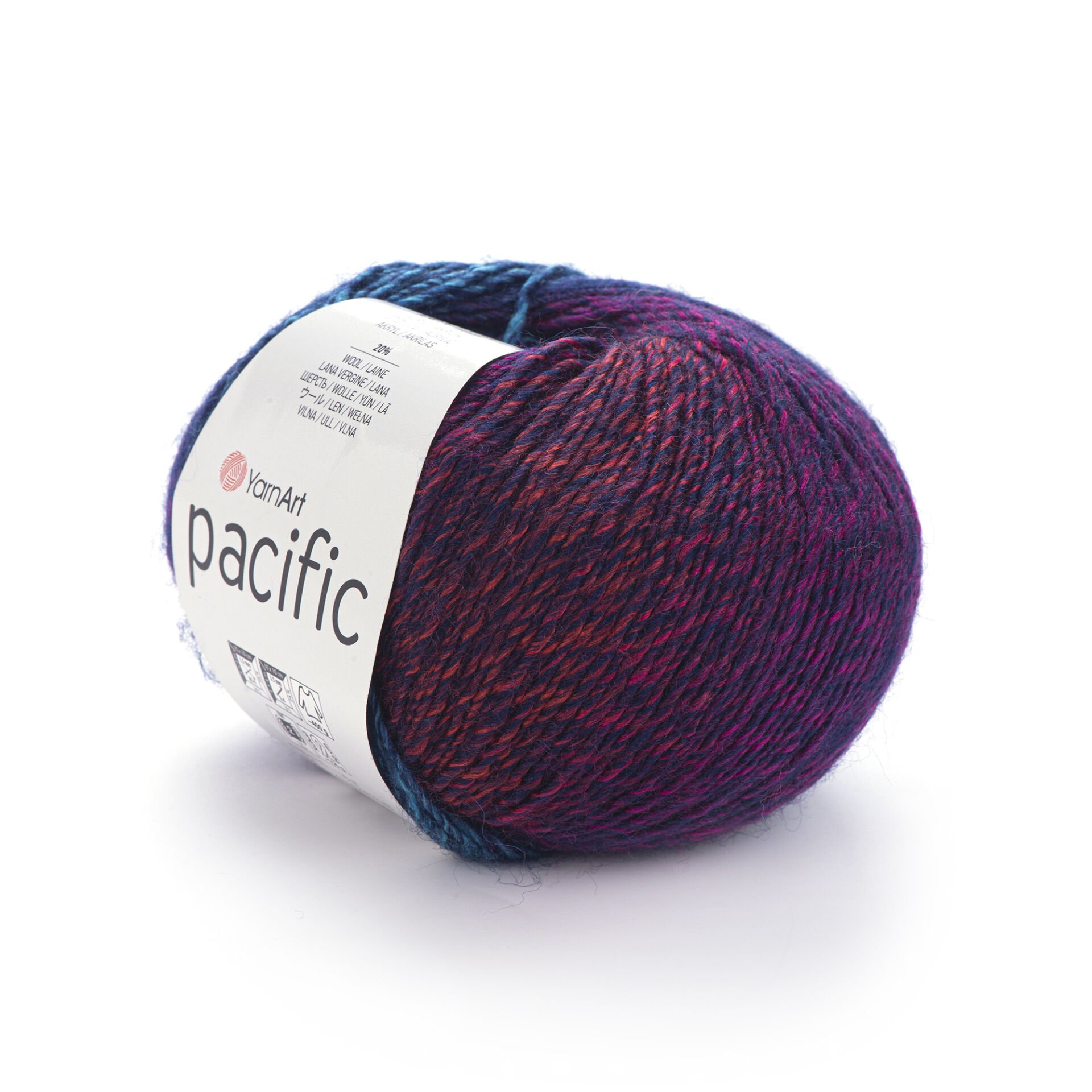 YARNART PACIFIC - MULTICOLOR KNITTING YARN VARIEGATED - 302