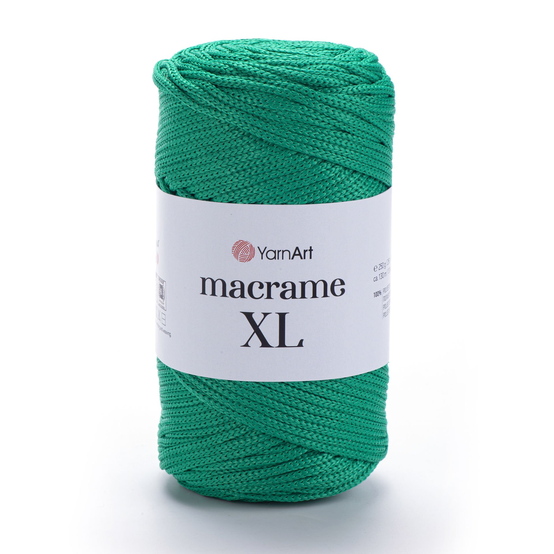 YARNART MACRAME XL - MACRAME CORD GREEN - 168