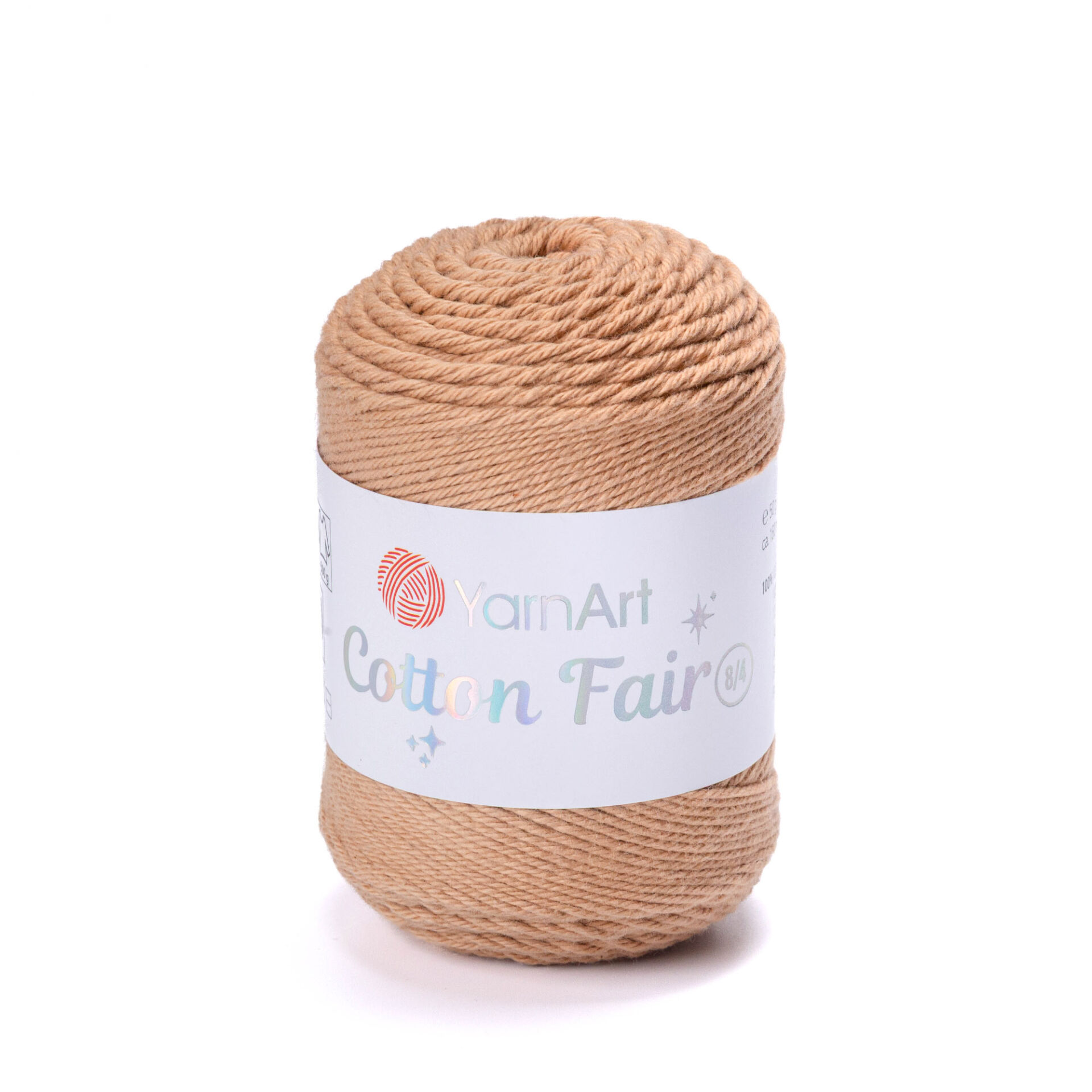 YARNART COTTON FAIR 8/4 - KNITTING YARN CARAMEL - 5517
