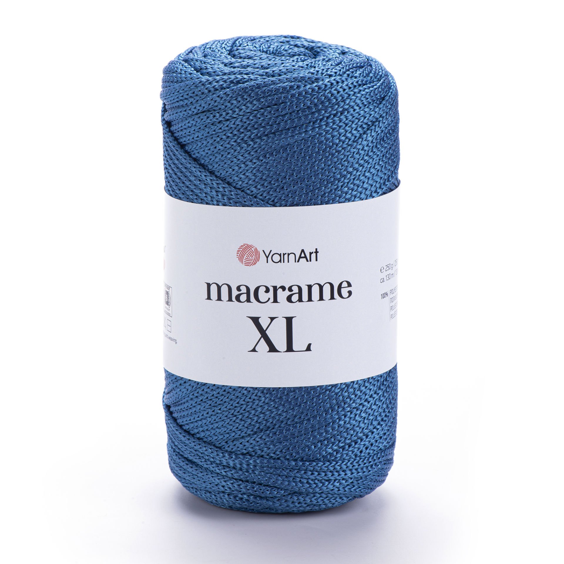 YARNART MACRAME XL - MACRAME CORD BLUE - 169