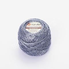 YARNART CAMELLIA - GLITTERY LACE YARN BLUE-GREY - 424