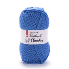 YARNART SHETLAND CHUNKY - KNITTING YARN BLUE - 626