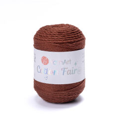 YARNART COTTON FAIR 8/4 - KNITTING YARN BROWN - 5524
