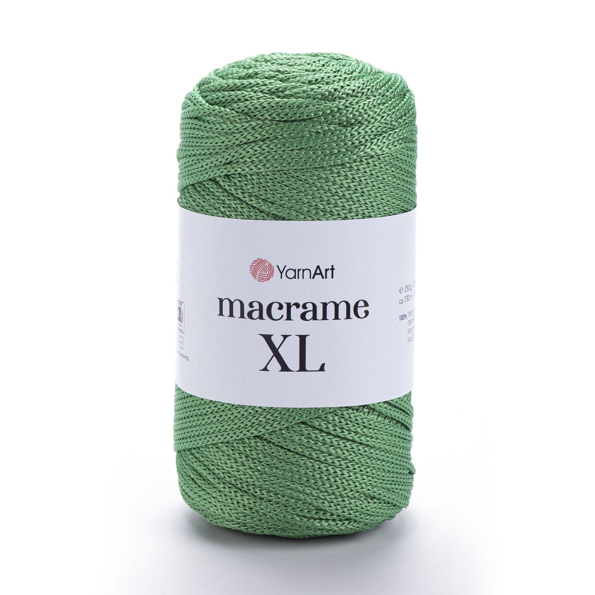 YARNART MACRAME XL - MACRAME CORD GREEN - 173