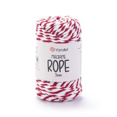 YARNART MACRAME ROPE 3 MM - MACRAME CORD VARIEGATED - 825