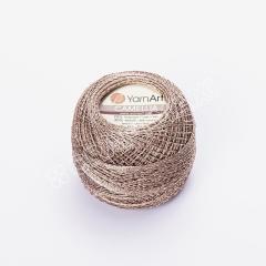 YARNART CAMELLIA - GLITTERY LACE YARN TAUPE - 429