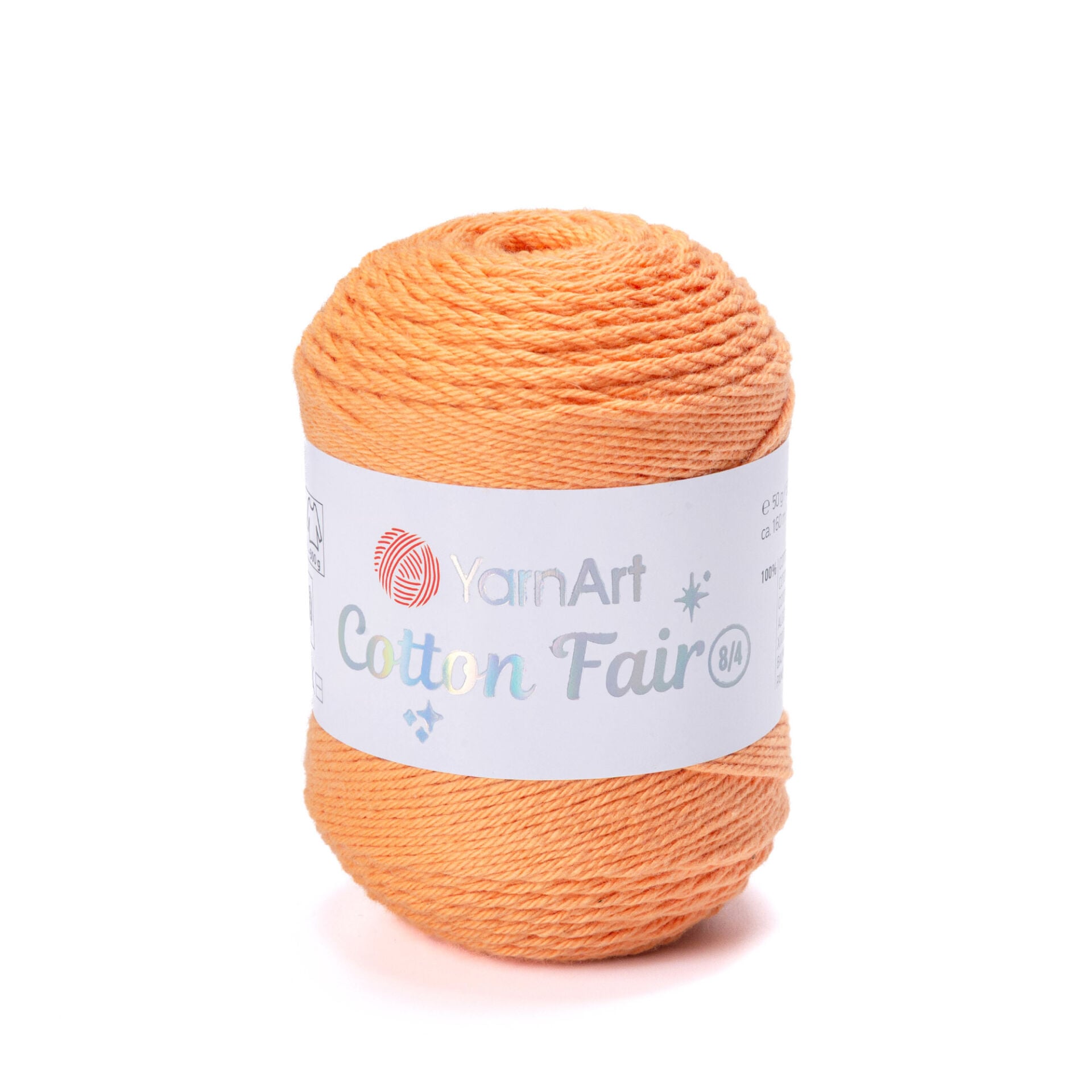YARNART COTTON FAIR 8/4 - KNITTING YARN SALMON - 5532