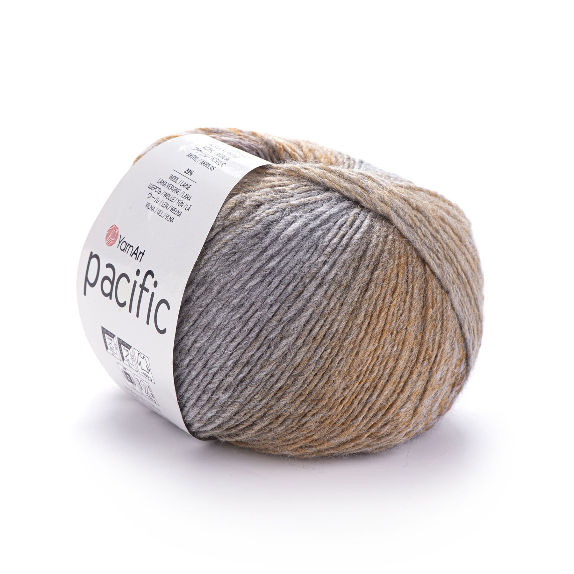 YARNART PACIFIC - MULTICOLOR KNITTING YARN VARIEGATED - 311