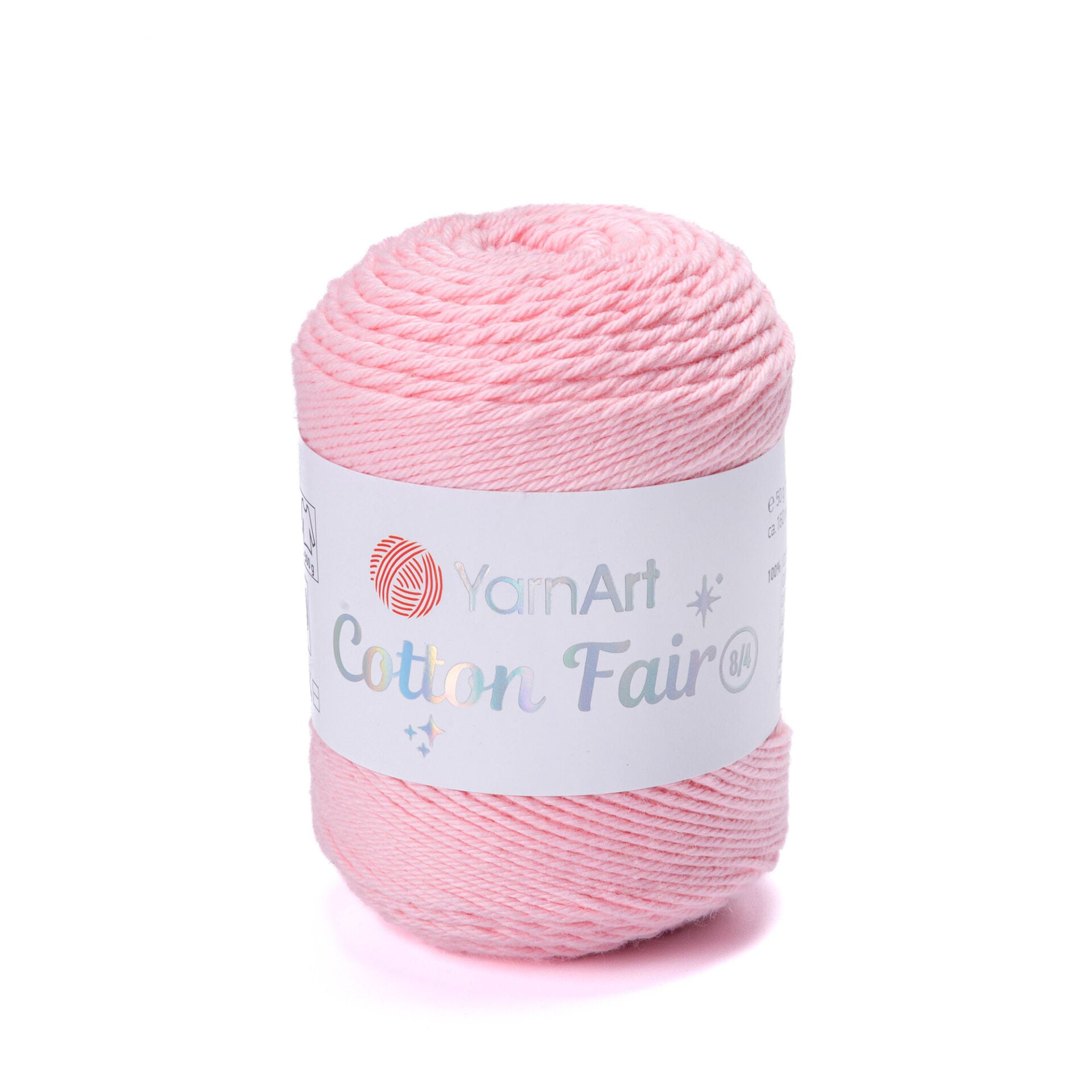 YARNART COTTON FAIR 8/4 - KNITTING YARN PINK - 5535