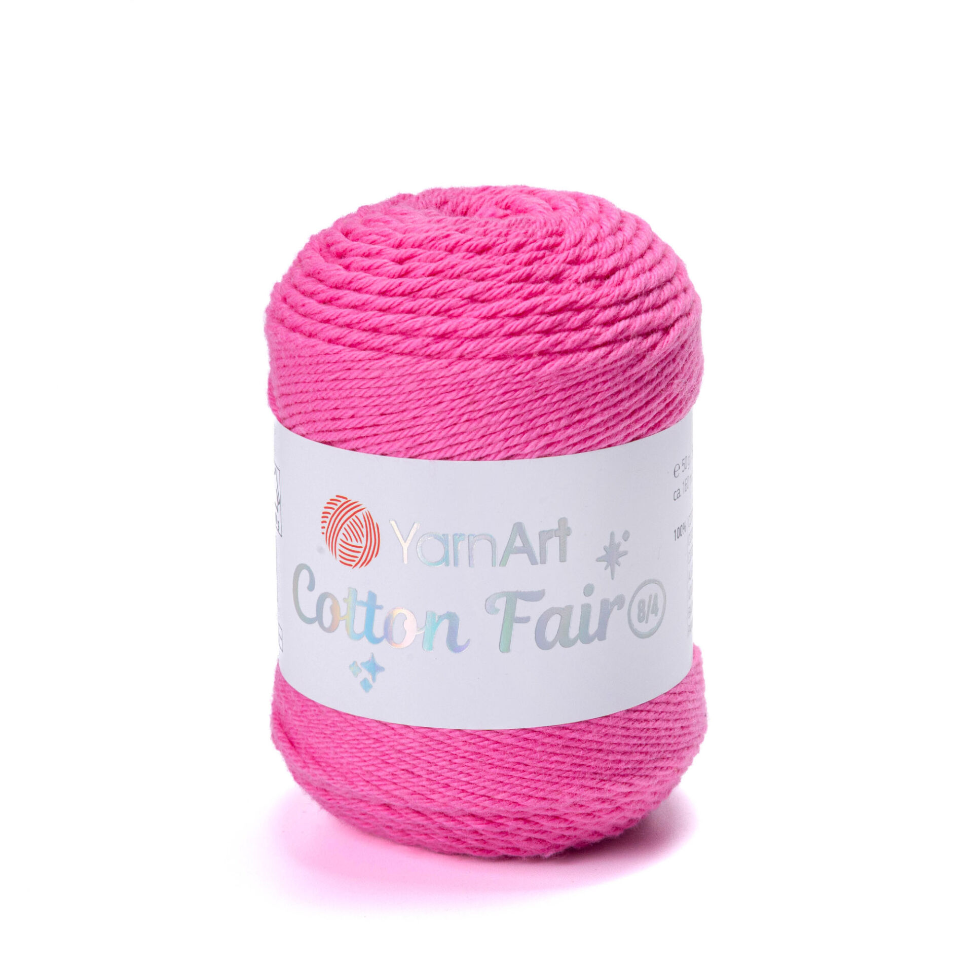 YARNART COTTON FAIR 8/4 - KNITTING YARN PINK - 5539