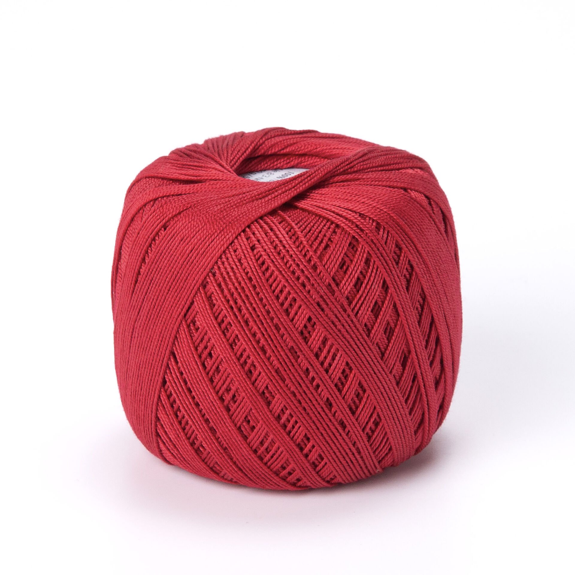 YARNART LILY - MERCERIZED LACE YARN DARK RED - 5020