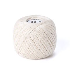 YARNART LILY - MERCERIZED LACE YARN OFF-WHITE - 6282