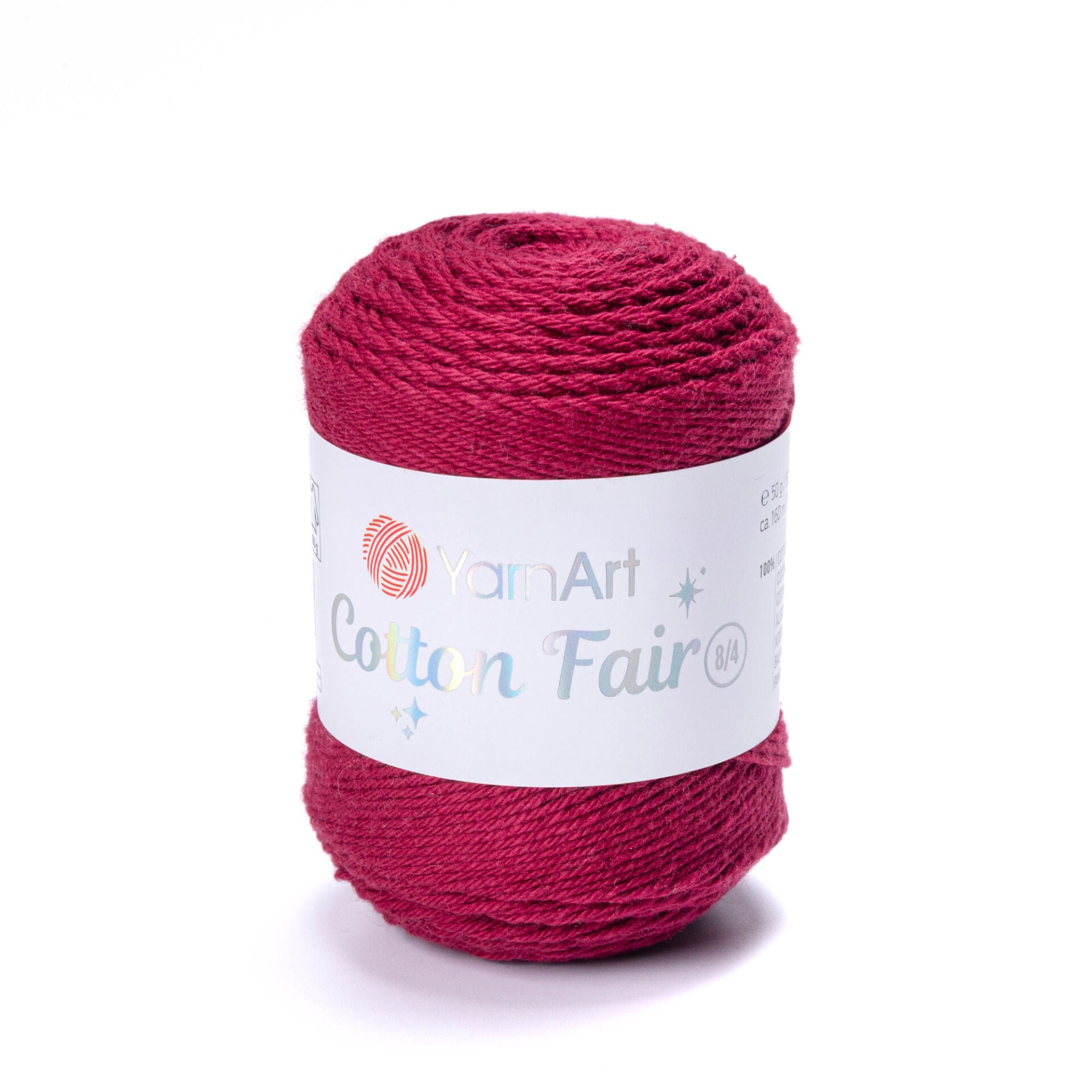 YARNART COTTON FAIR 8/4 - KNITTING YARN CLARET - 5546