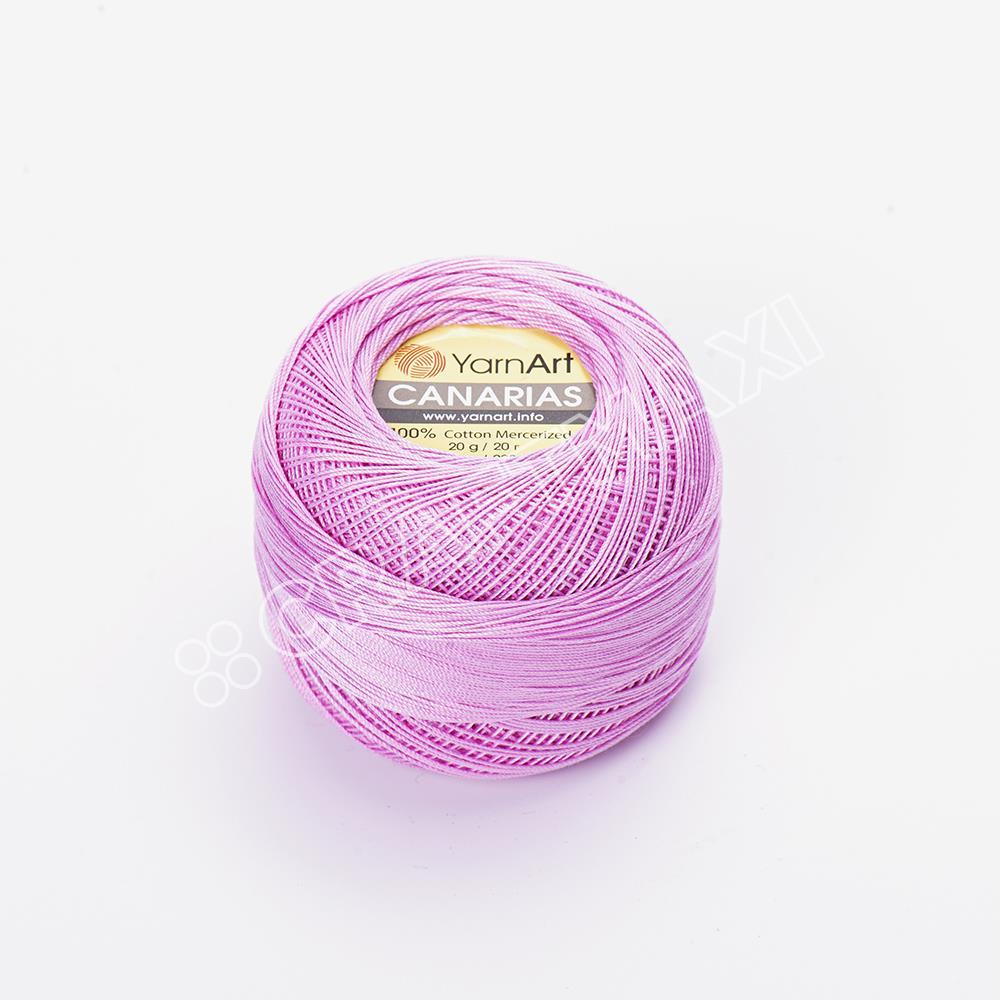 YARNART CANARIAS - MERCERIZED LACE YARN PINK - 6319