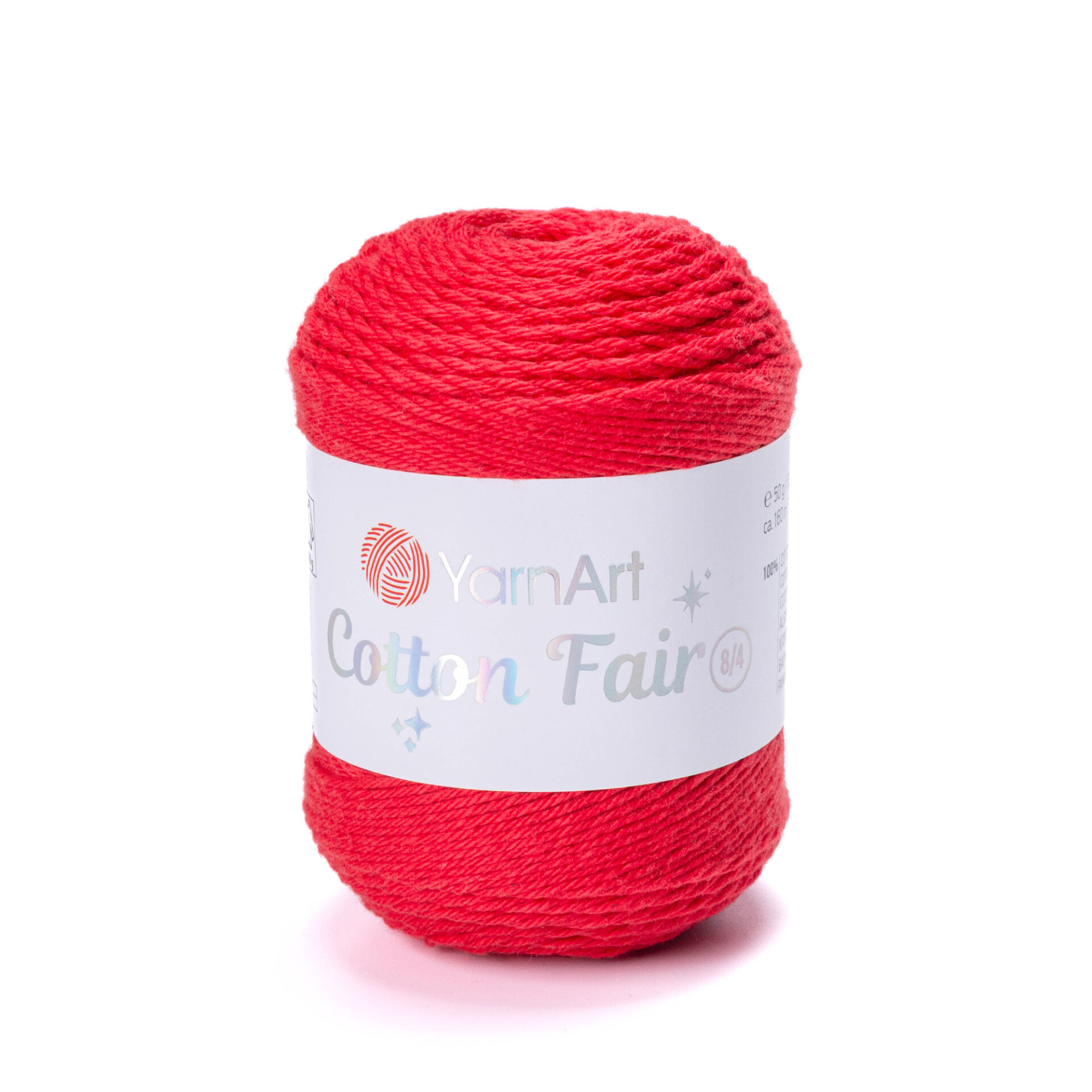 YARNART COTTON FAIR 8/4 - KNITTING YARN RED - 5547