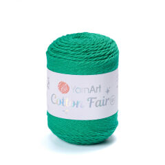YARNART COTTON FAIR 8/4 - KNITTING YARN GREEN - 5551