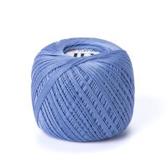 YARNART LILY - MERCERIZED LACE YARN BLUE - 0582