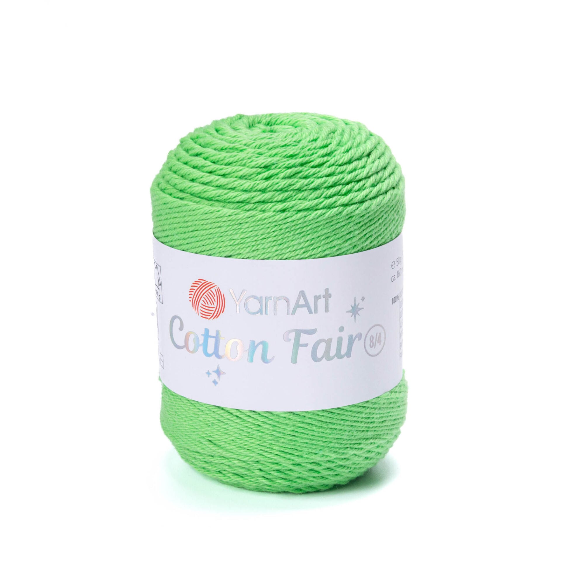YARNART COTTON FAIR 8/4 - KNITTING YARN GREEN - 5556