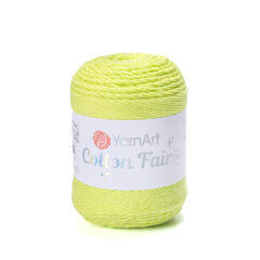 YARNART COTTON FAIR 8/4 - KNITTING YARN NEON GREEN - 5559