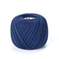 YARNART LILY - MERCERIZED LACE YARN NAVY - 0066