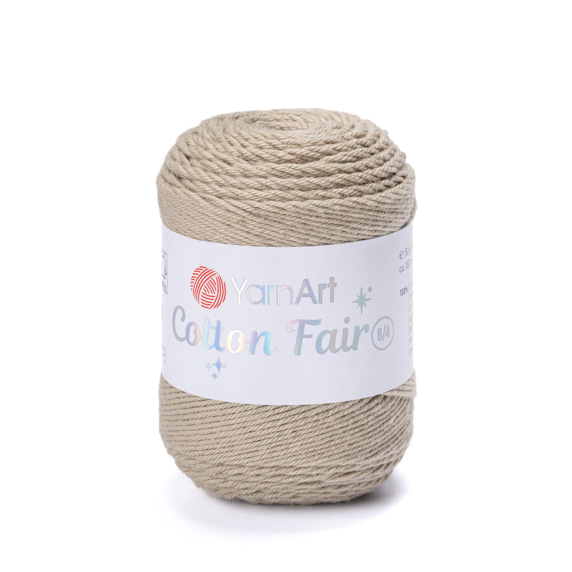 YARNART COTTON FAIR 8/4 - KNITTING YARN STONE COLOR - 5562