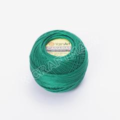 YARNART CANARIAS - MERCERIZED LACE YARN GREEN - 6334