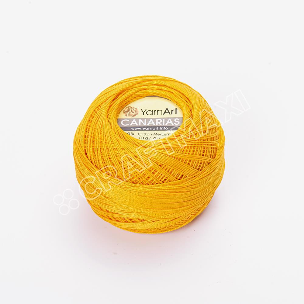 YARNART CANARIAS - MERCERIZED LACE YARN ORANGE - 5307