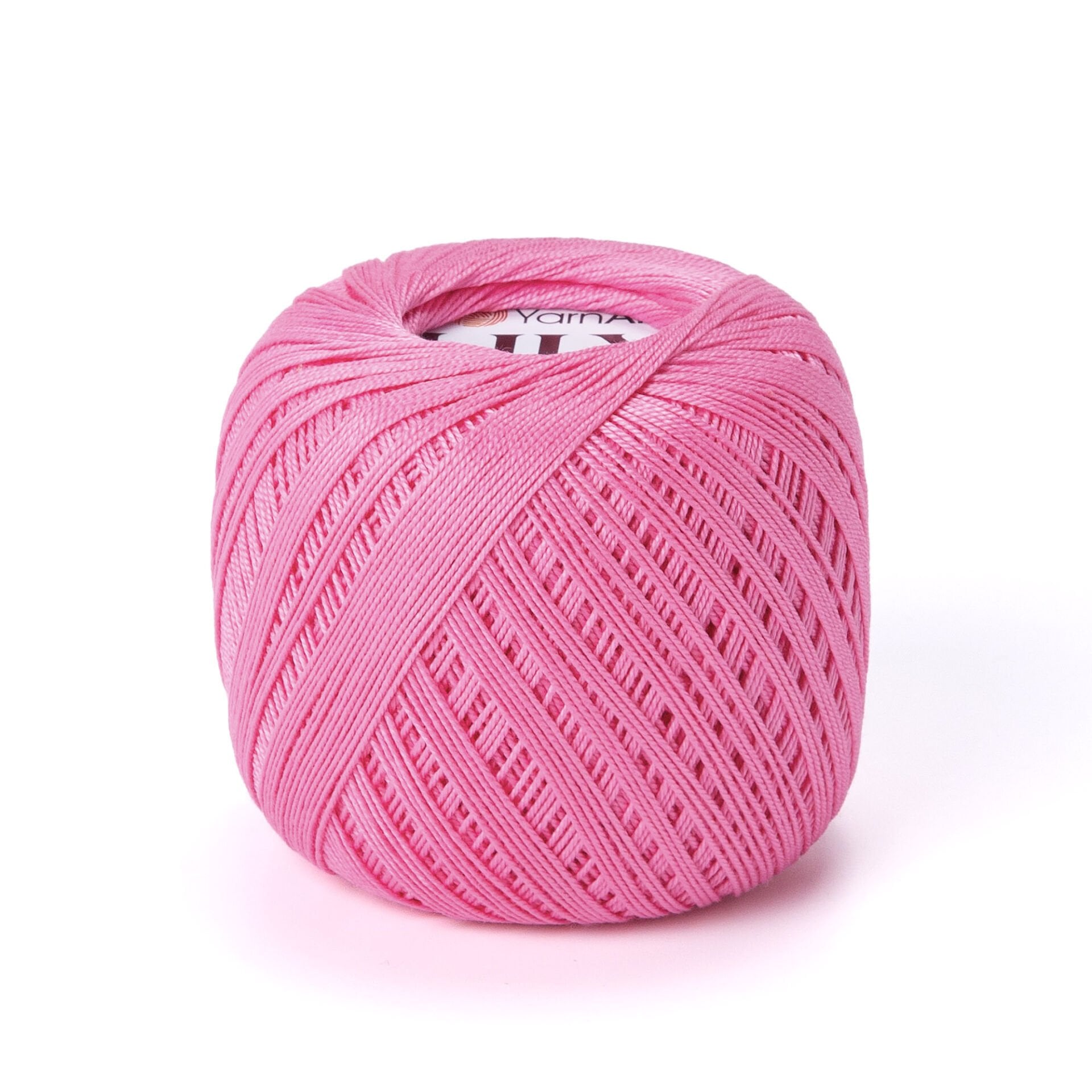 YARNART LILY - MERCERIZED LACE YARN DARK PINK - 5001