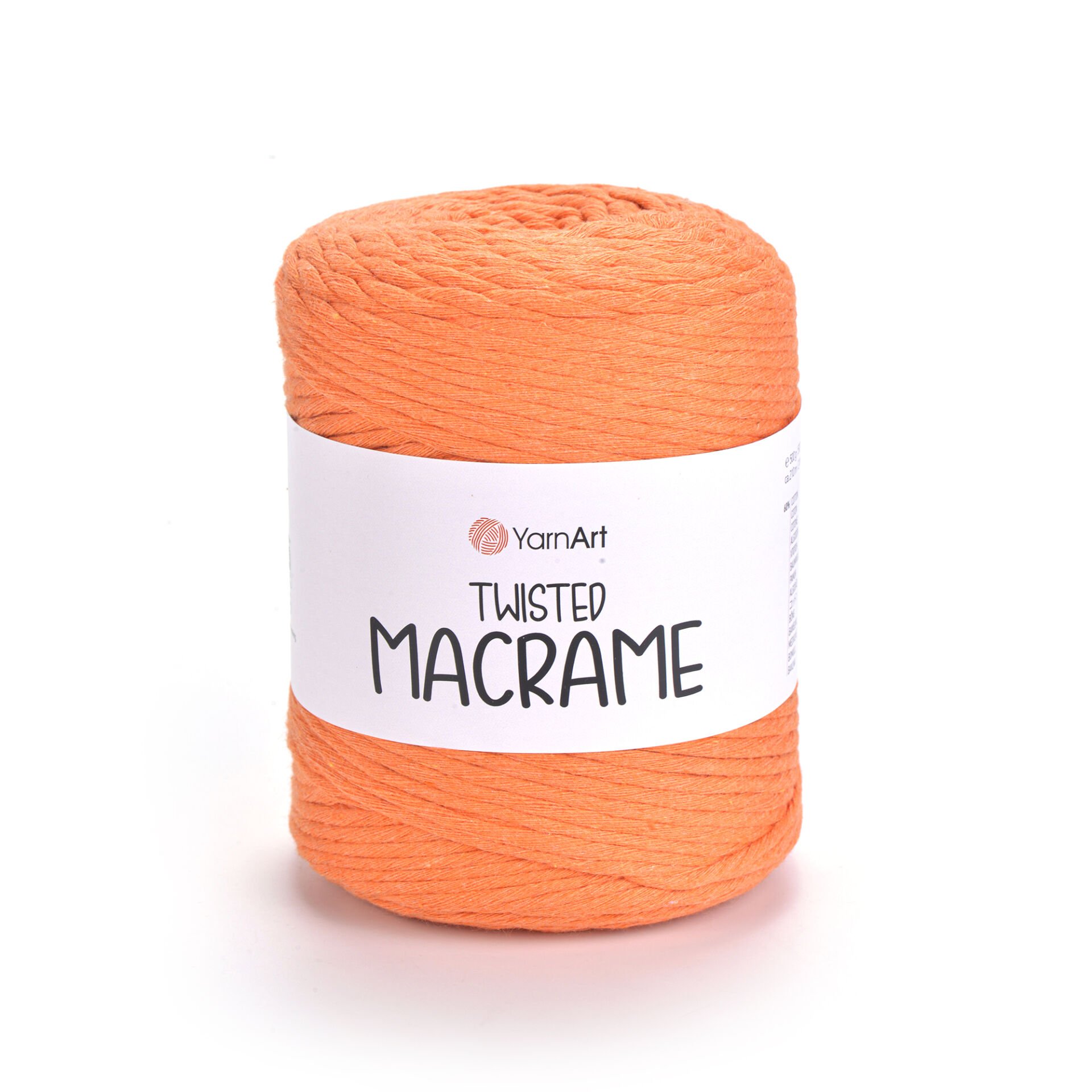 YARNART TWISTED MACRAME - MACRAME CORD SALMON - 770