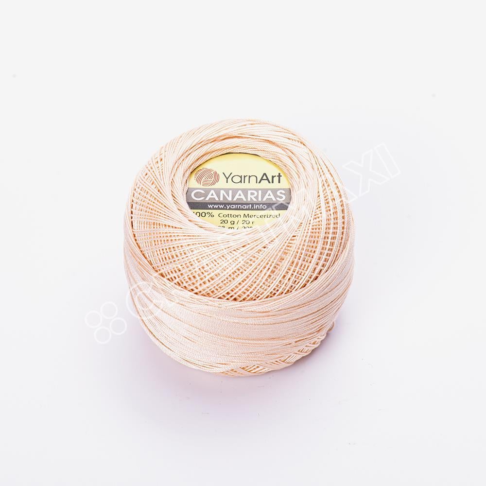 YARNART CANARIAS - MERCERIZED LACE YARN PINKISH ORANGE - 5303