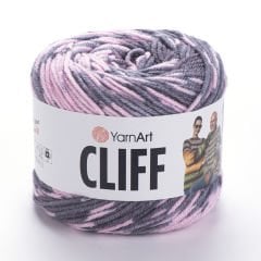 YARNART CLIFF - MULTICOLOR KNITTING YARN VARIEGATED - 8302