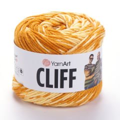 YARNART CLIFF - MULTICOLOR KNITTING YARN VARIEGATED - 8303