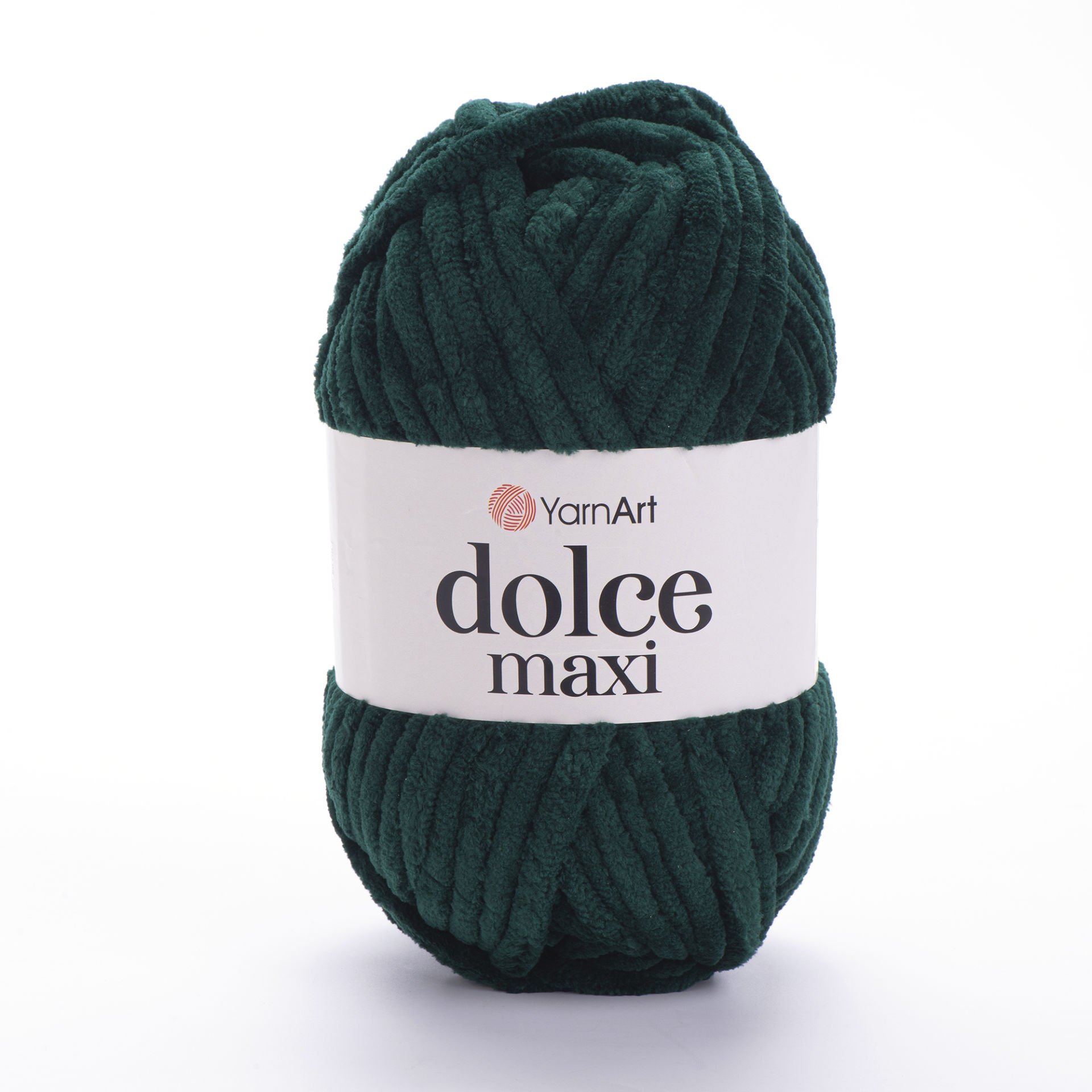 YARNART DOLCE MAXI - VELVET KNITTING YARN EMERALD GREEN - 774