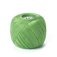 YARNART LILY - MERCERIZED LACE YARN GREEN - 6332
