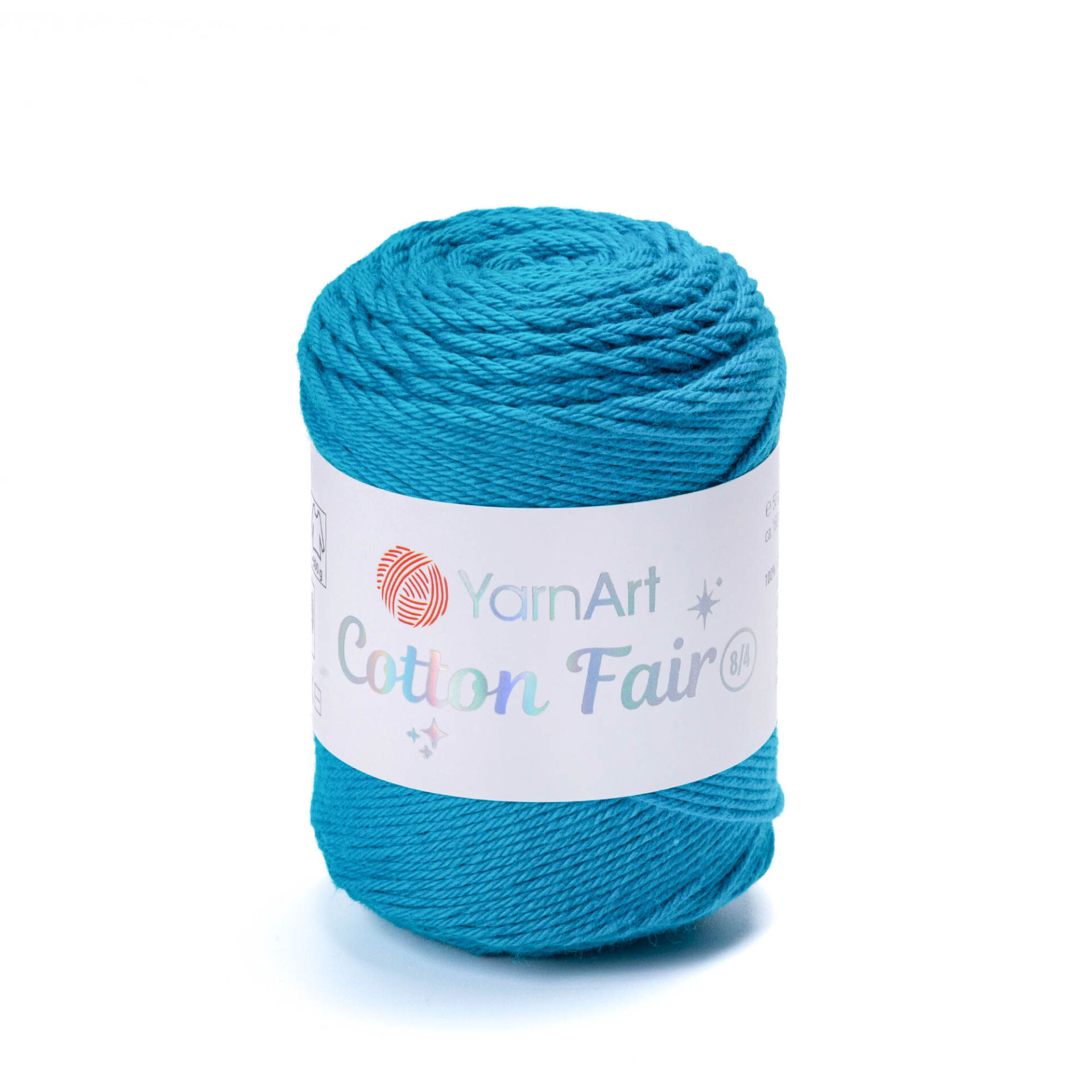 YARNART COTTON FAIR 8/4 - KNITTING YARN BLUE - 5576