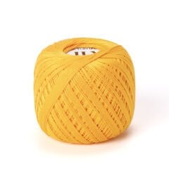 YARNART LILY - MERCERIZED LACE YARN DARK YELLOW - 5307