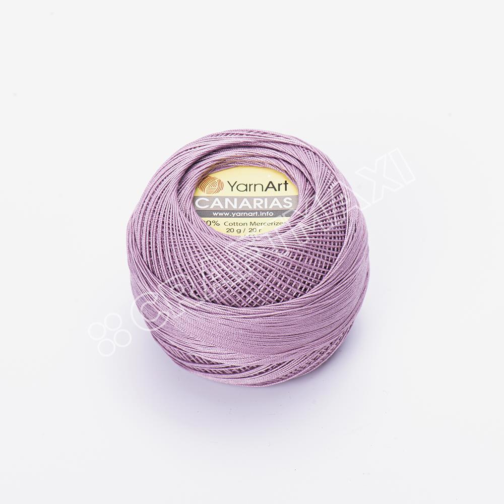 YARNART CANARIAS - MERCERIZED LACE YARN LILAC - 4931
