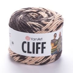 YARNART CLIFF - MULTICOLOR KNITTING YARN VARIEGATED - 8307