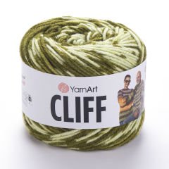YARNART CLIFF - MULTICOLOR KNITTING YARN VARIEGATED - 8308