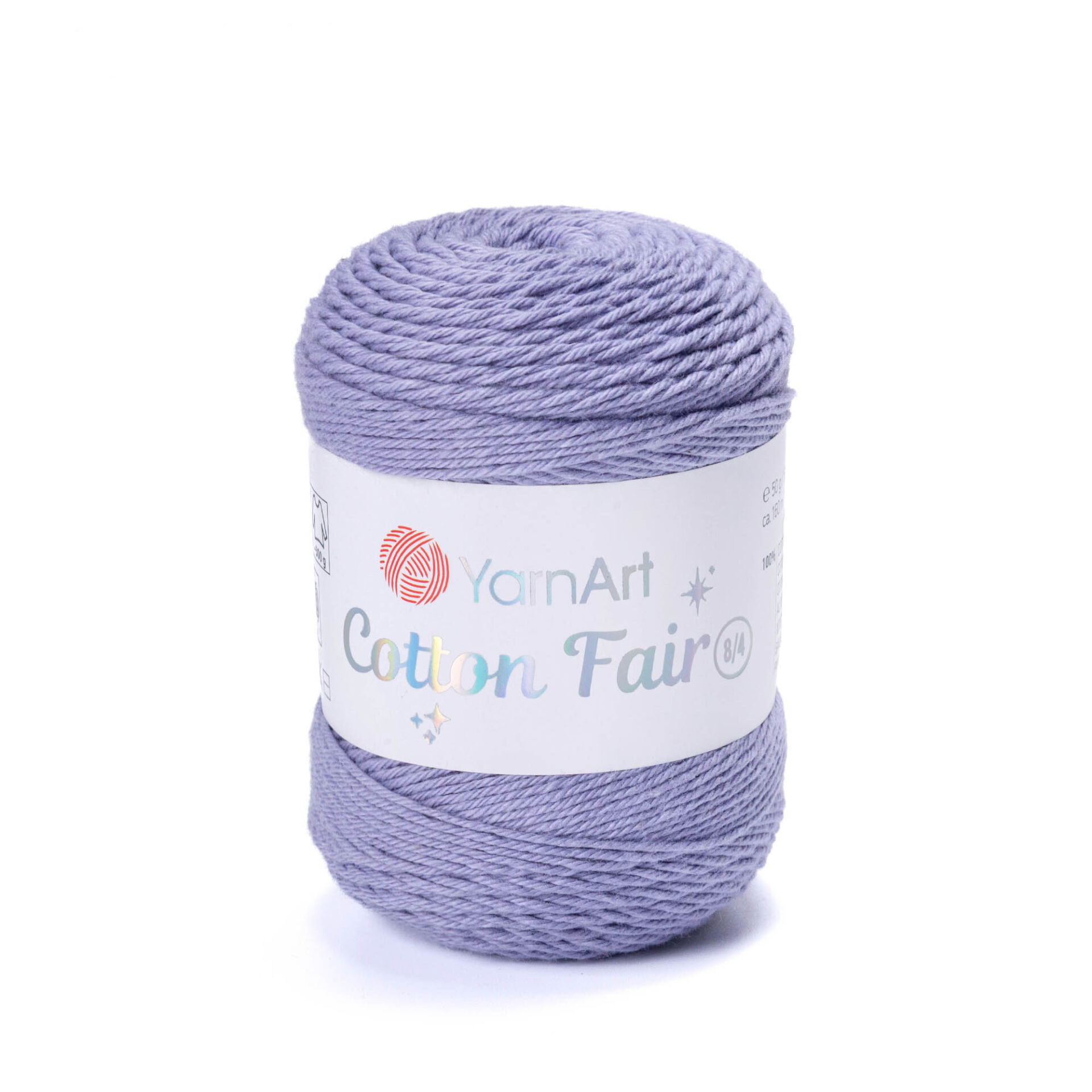 YARNART COTTON FAIR 8/4 - KNITTING YARN LILAC - 5585