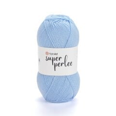 YARNART SUPER PERLEE - KNITTING YARN BABY BLUE - 09
