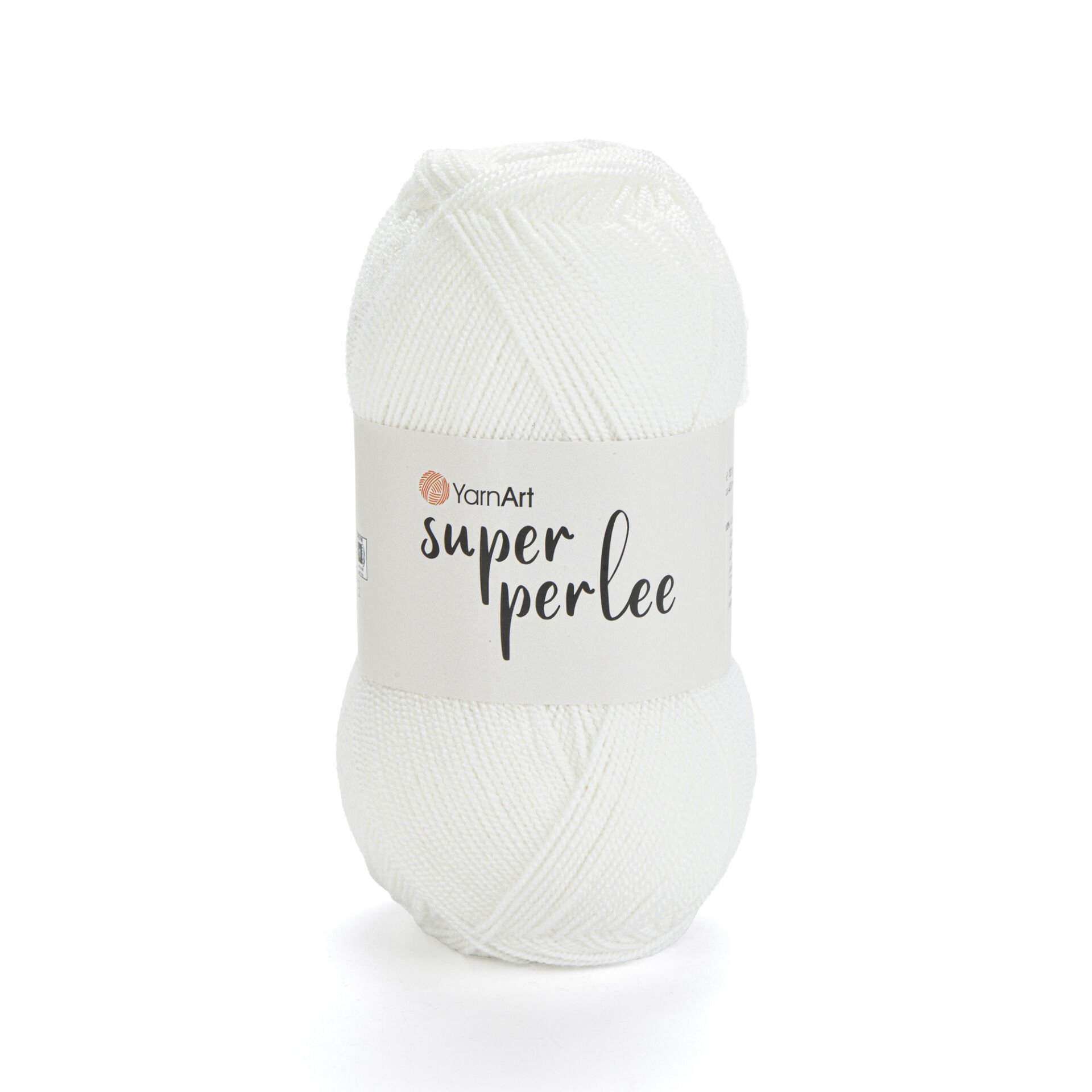 YARNART SUPER PERLEE - KNITTING YARN WHITE - 150