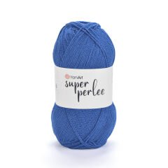 YARNART SUPER PERLEE - KNITTING YARN DARK BLUE - 209
