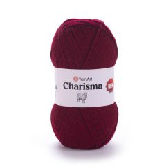 YARNART CHARISMA - KNITTING YARN DARK RED - 3024