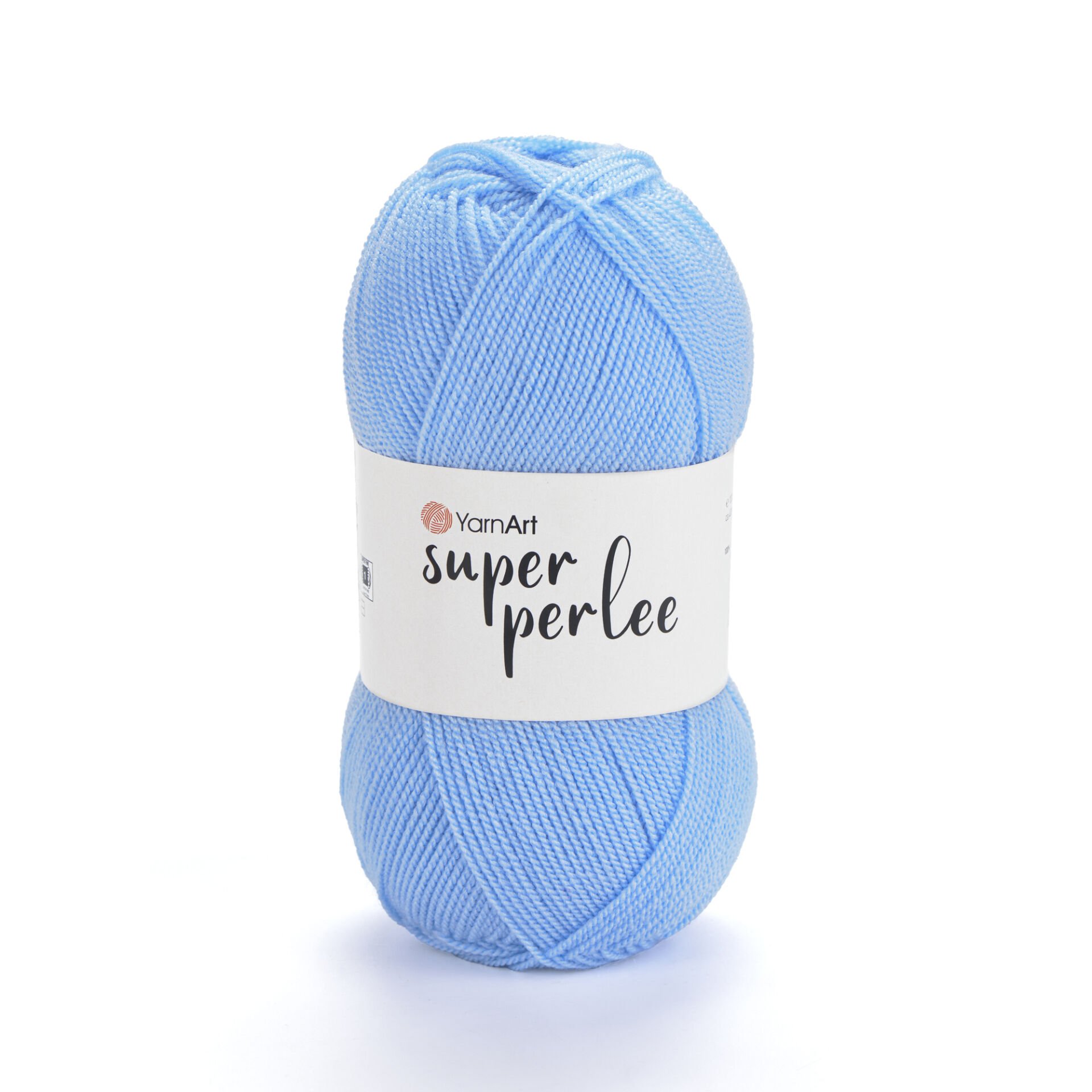 YARNART SUPER PERLEE - KNITTING YARN LIGHT BLUE - 215
