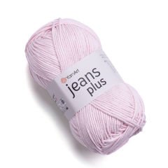 YARNART JEANS PLUS - KNITTING YARN LIGHT PINK - 18
