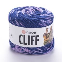YARNART CLIFF - MULTICOLOR KNITTING YARN VARIEGATED - 8315