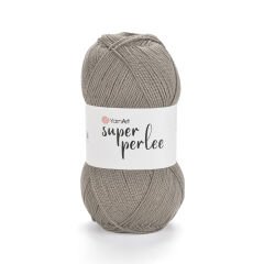 YARNART SUPER PERLEE - KNITTING YARN TAUPE - 218