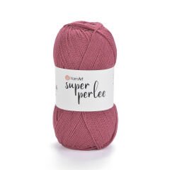 YARNART SUPER PERLEE - KNITTING YARN DUSTY ROSE - 219