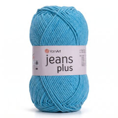 YARNART JEANS PLUS - KNITTING YARN TURQUOISE - 33